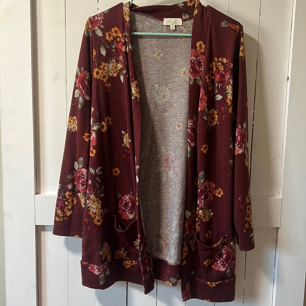 Flower cardigan